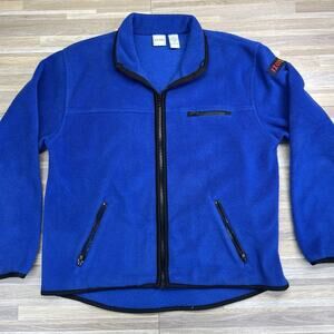 Ladies IZOD Sport Fleece Zip Up Sweater Size M - JL370
